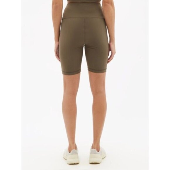 WARDROBE.NYC Bike Shorts in Military Green XSmall New Womens Tights Leggings - Picture 13 of 16